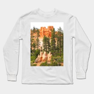 View from a Bryce Canyon Trail Long Sleeve T-Shirt